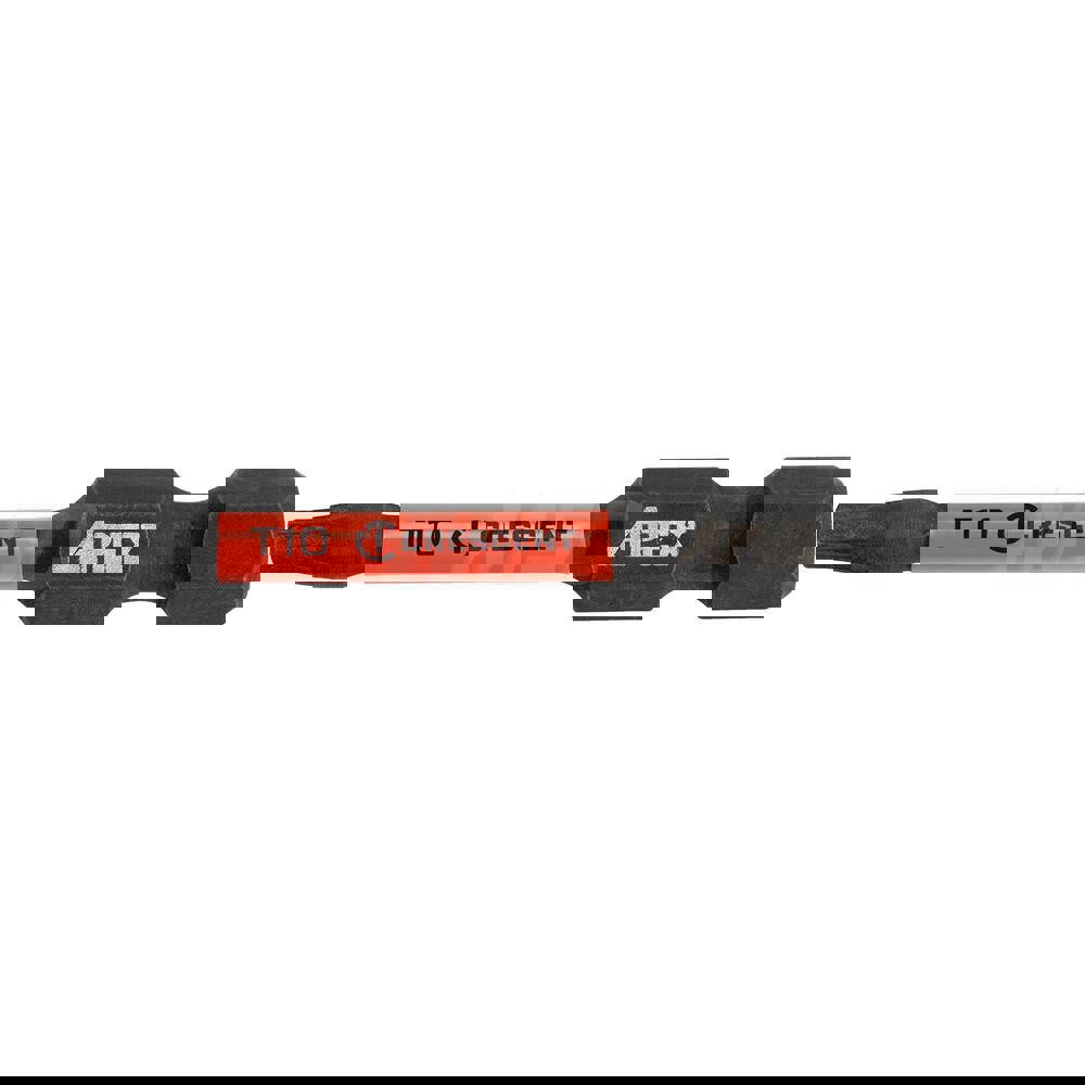 Torx Screwdriver Bits; Type: Bit ; Torx Size: T10 ; Overall Length (Inch): 2 ; Hex Size (Inch): 1/4 ; UNSPSC Code: 27112814