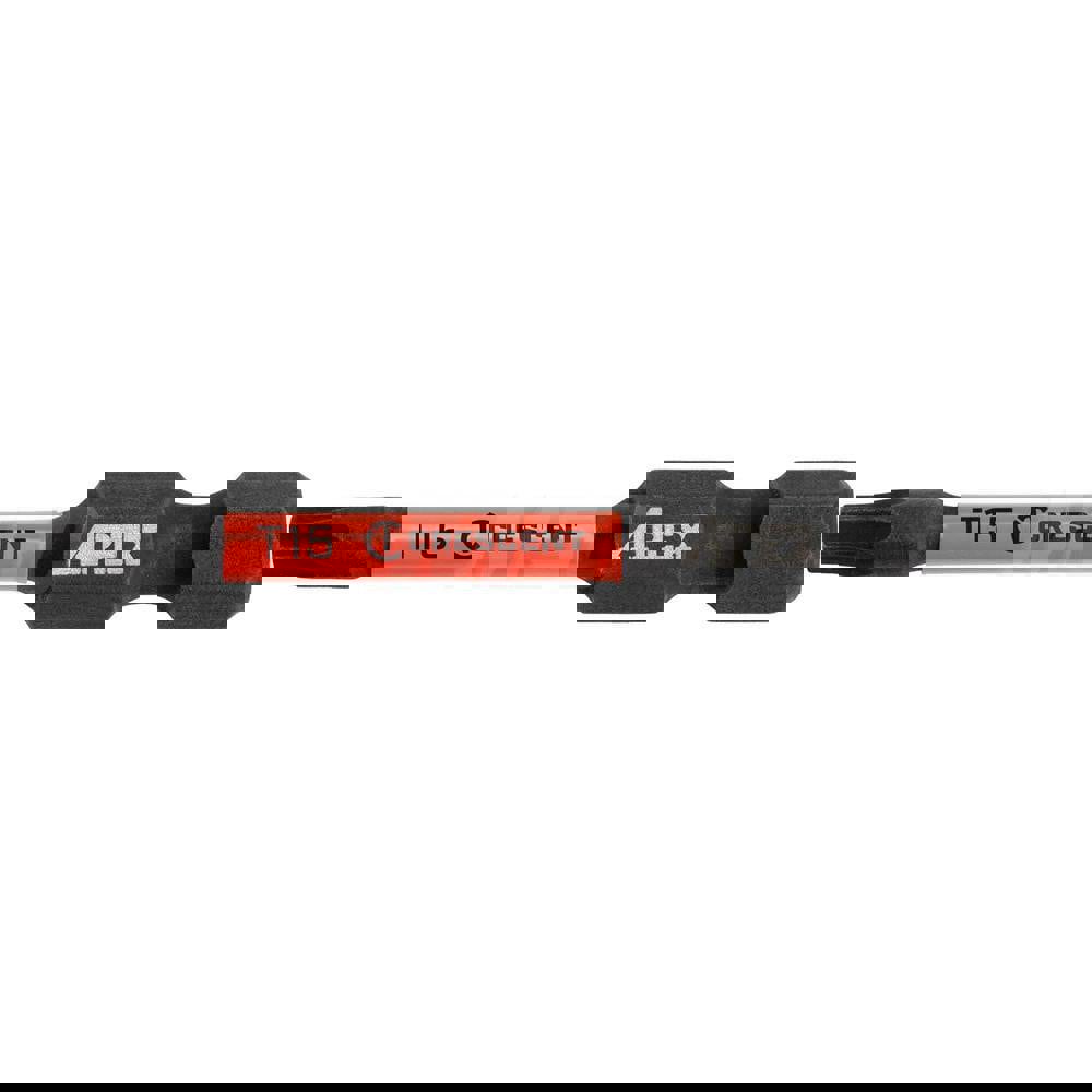 Torx Screwdriver Bits; Type: Bit ; Torx Size: T15 ; Overall Length (Inch): 2 ; Hex Size (Inch): 1/4 ; UNSPSC Code: 27112814