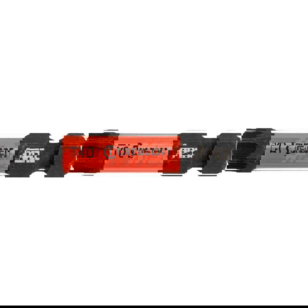 Torx Screwdriver Bits; Type: Bit ; Torx Size: T40 ; Overall Length (Inch): 2 ; Hex Size (Inch): 1/4 ; UNSPSC Code: 27112814