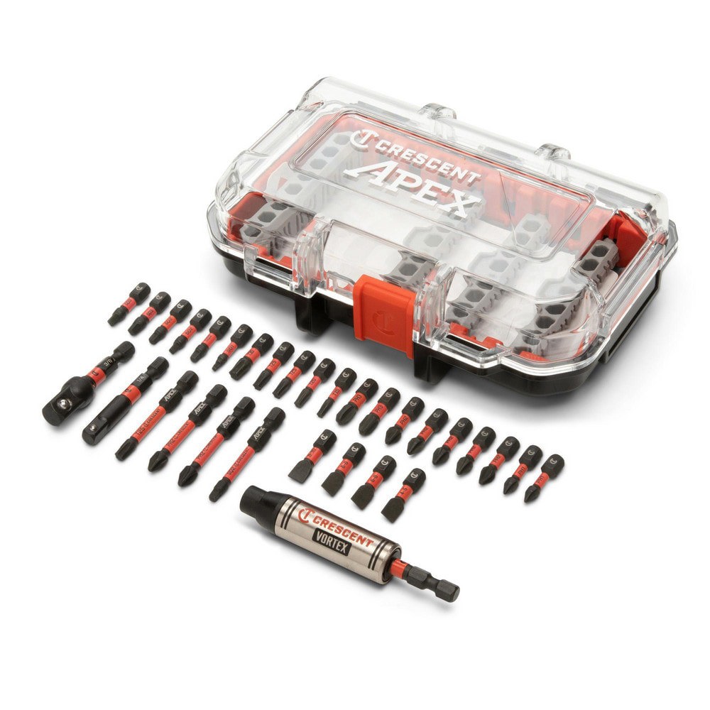 Power & Impact Screwdriver Bit Sets; Set Type: Socket & Bit Set ; Bit Type: Hex ; Overall Length Range: 1 to 2.9 in ; Point Type: Slotted, Phillips, Square ; Drive Size: 1/4 ; Torx Size Range: T15 - T30
