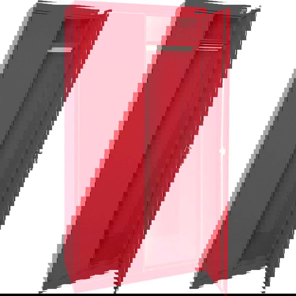 Storage Cabinets; Cabinet Type: Lockable Wardrobe Cabinet ; Cabinet Material: Steel ; Width (Inch): 36 ; Depth (Inch): 24 ; Cabinet Door Style: Double Hinged Door ; Height (Inch): 72