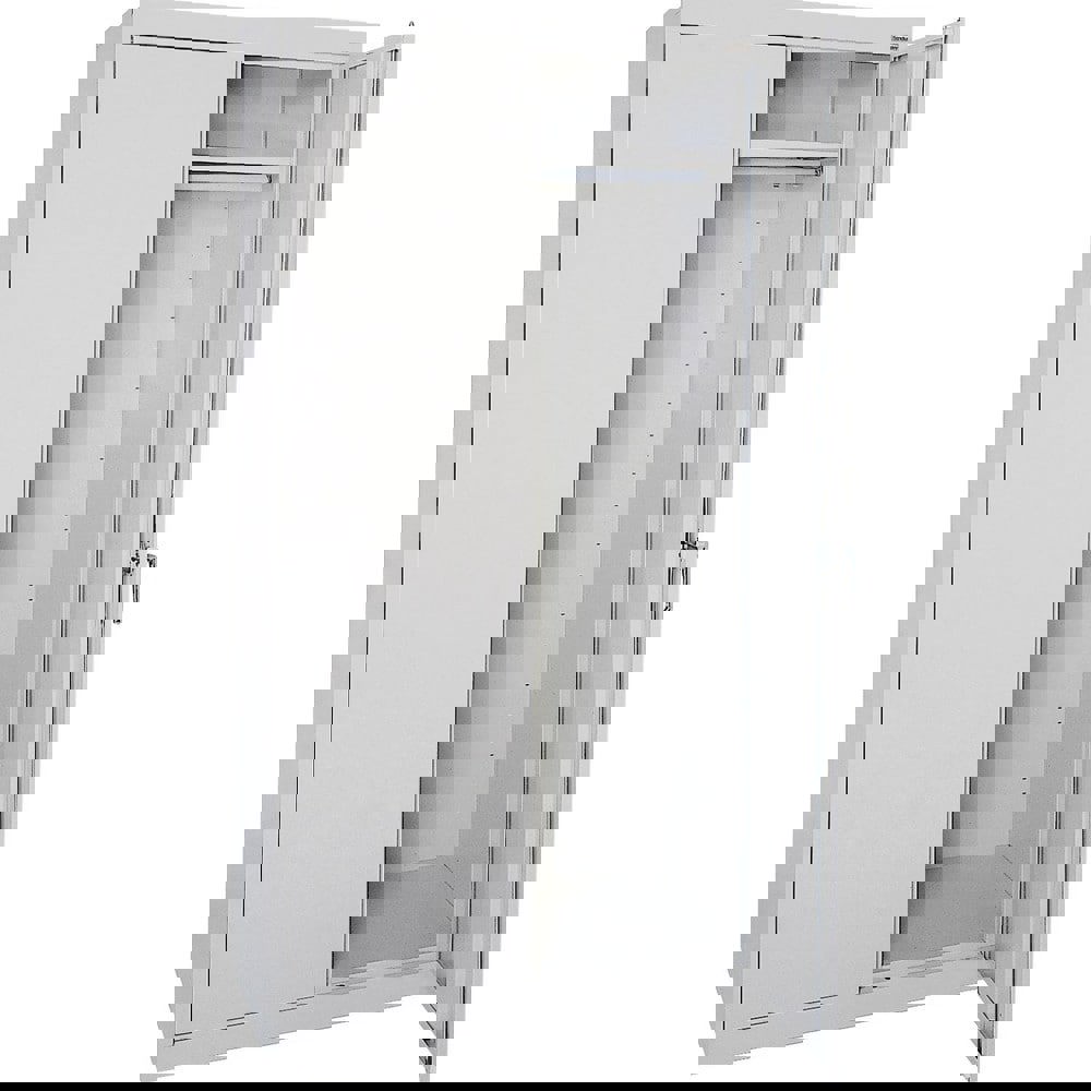 Storage Cabinets; Cabinet Type: Lockable Wardrobe Cabinet ; Cabinet Material: Steel ; Width (Inch): 36 ; Depth (Inch): 24 ; Cabinet Door Style: Double Hinged Door ; Height (Inch): 72