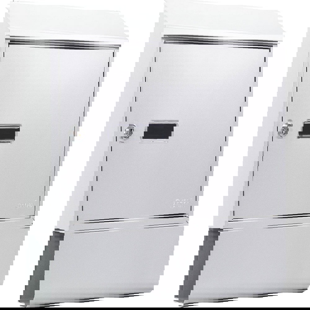 Mailboxes; Mount Type: Wall ; Lockable: Yes ; Material: Steel ; Color: Gray ; Length (Inch): 4 ; Height (Inch): 16