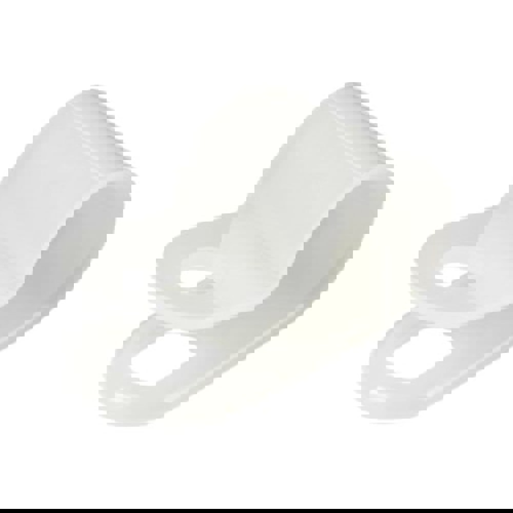 100PK SCREW MOUNT CABLE CLAMP 6MM R TYPE