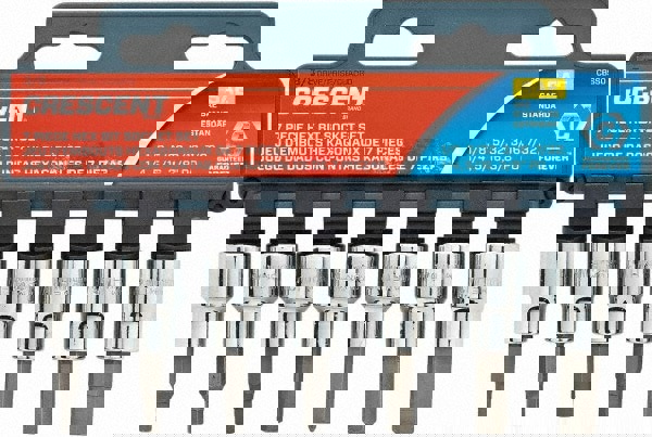 Hex Bit Socket Set: 3/8