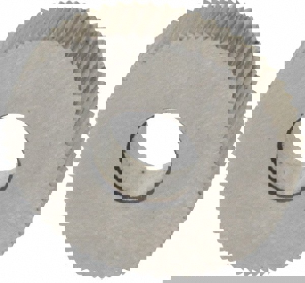 Standard Knurl Wheel: 14.5 mm Dia, 90 &deg; Tooth Angle, 32 TPI, Straight, Cobalt