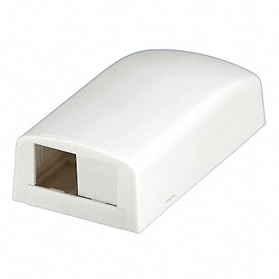 1PK SURFACE MNT BOX 2PORT WHT MOQ10