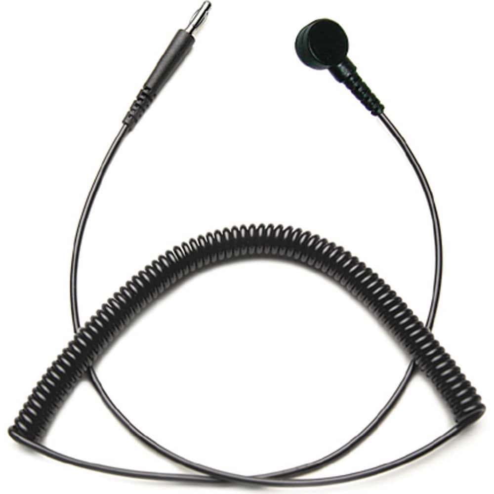 Grounding Cords; Cord Type: Coiled Cord ; Resistor: Yes ; Snap Fastener Size: 7mm ; Number Of Conductors: 1