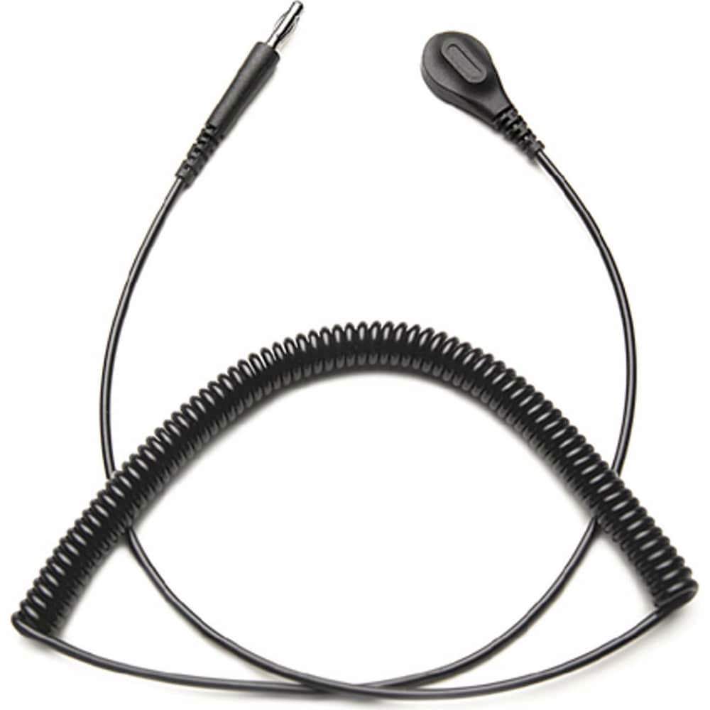 Grounding Cords; Cord Type: Coiled Cord ; Resistor: Yes ; Snap Fastener Size: 4mm ; Number Of Conductors: 1