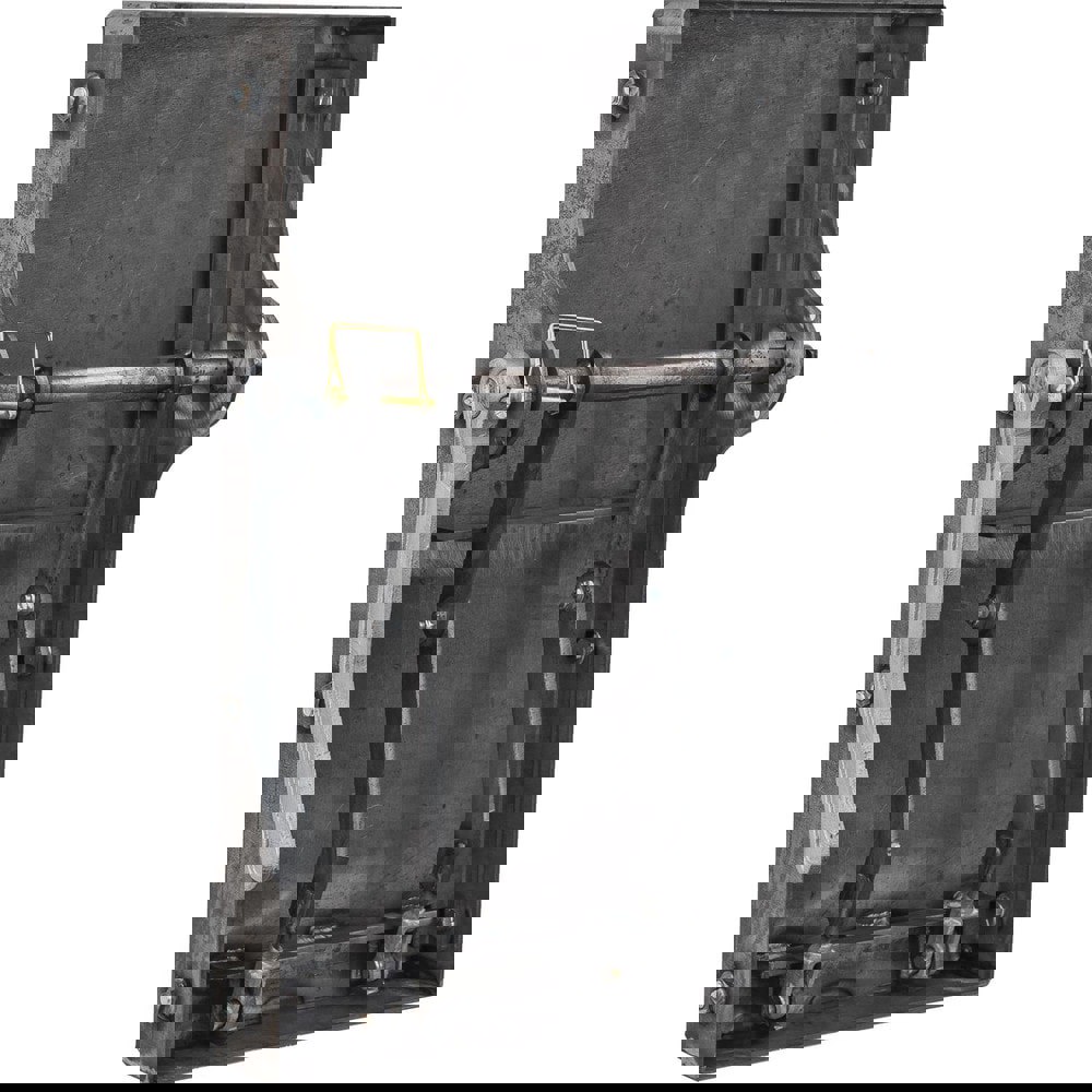 Trailer & Truck Cargo Accessories; Type: Inspection Door ; For Use With: Trailers ; Material: Carbon Steel ; Color: Silver ; Width (Inch): 17-1/4 ; Includes: Inspection Door, Linkage, Tracks