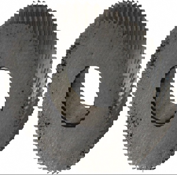 Standard Knurl Wheel: 21.5 mm Dia, 90 &deg; Tooth Angle, 21 TPI, Diagonal, Cobalt