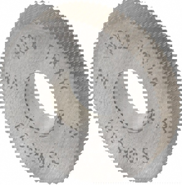 Standard Knurl Wheel: 21.5 mm Dia, 90 &deg; Tooth Angle, 32 TPI, Straight, Cobalt