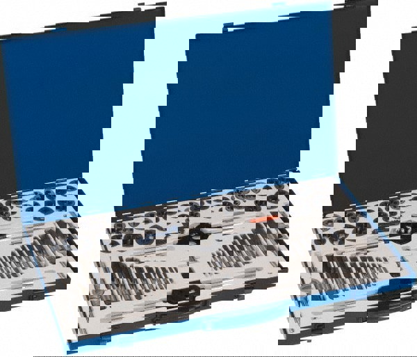 Tap & Die Set: #4-40 to 1-14 Taps, NPT, UNC & UNF