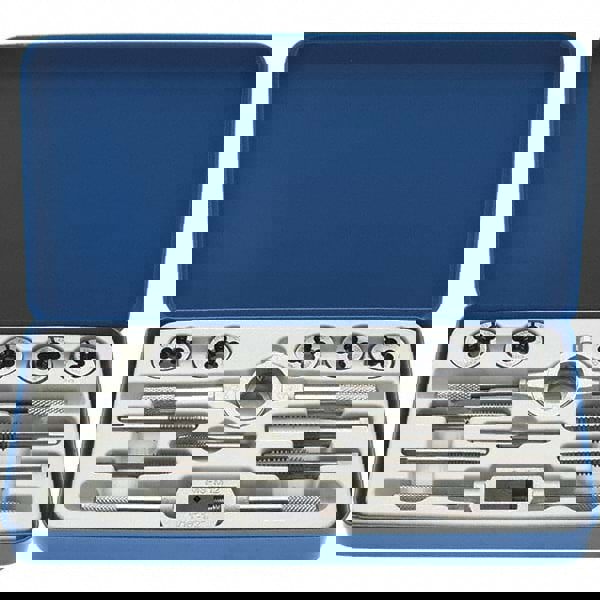 Tap & Die Set: 1/4-20 to 1/2-13 Taps, UNC