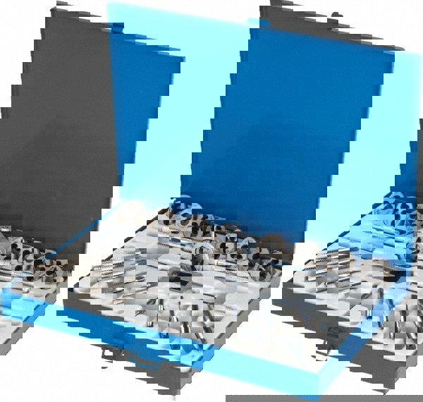 Tap & Die Set: M6 x 1 to M16 x 2 Taps, Metric Coarse