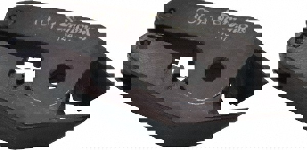 Air Cutter Heads; Angle: 45.00; Cutting Pattern: Left Curves; Cutting Capacity (Inch): 0.0600; Cutting Capacity (mm): 1.52; Cutting Capacity: 1.52 mm; 0.0600 in; Length Of Cut: 0.4375 in; Length of Cut (Inch): 7/16; Length of Cut (Decimal Inch): 0.4375; L