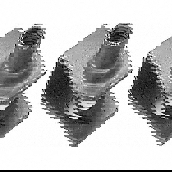 M6x1.00 Screw, 3.4 to 6.3mm Thick, Extruded Tapped Hole U Nut