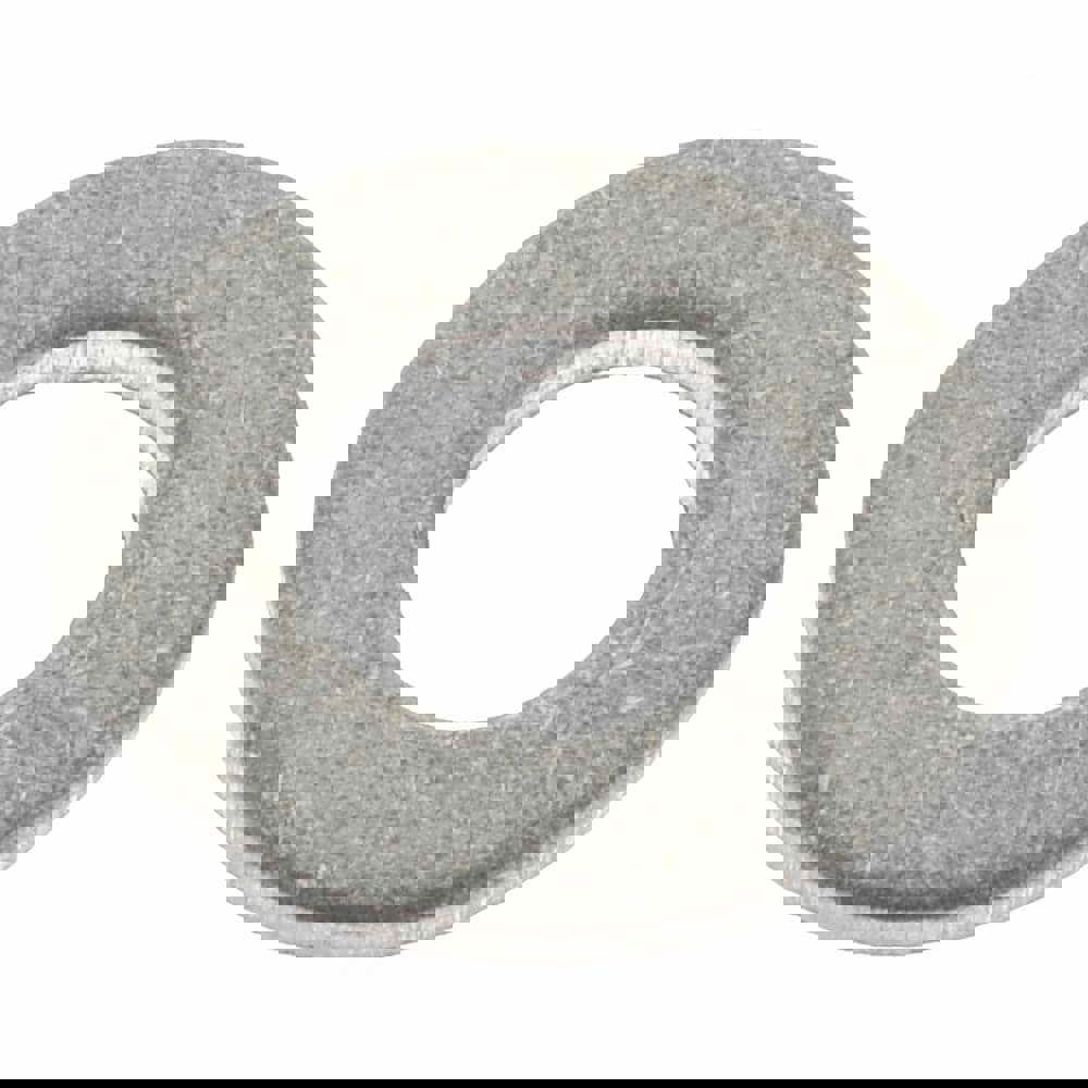 M4 Screw Standard Flat Washer: Steel, Zinc-Plated