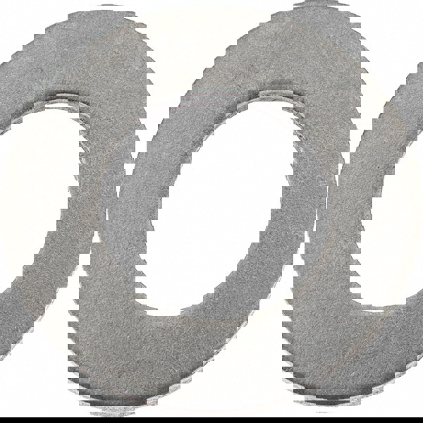 M10 Screw Standard Flat Washer: Steel, Zinc-Plated