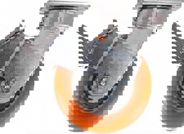 Swivel Top Plate Caster: Polyurethane, 5