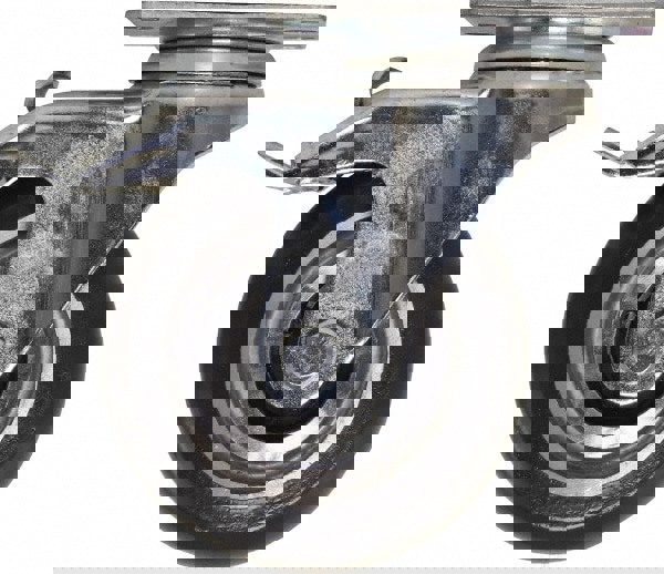 Swivel Top Plate Caster: Polyurethane, 4