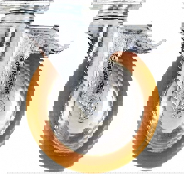 Swivel Top Plate Caster: Polyurethane, 5