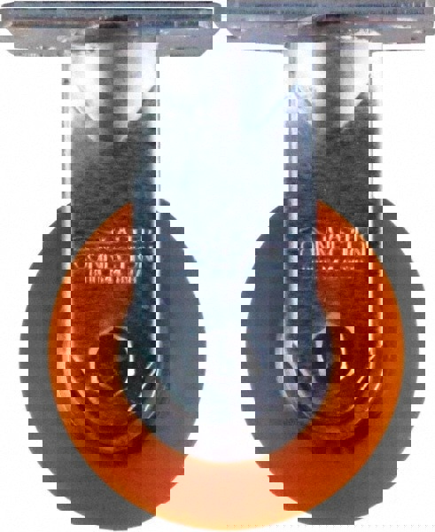 Rigid Top Plate Caster: Polyurethane, 4