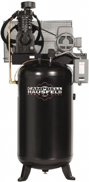 Stationary Electric Air Compressor: 5 hp, 80 gal