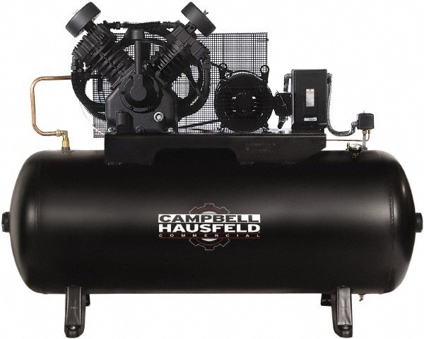 Stationary Electric Air Compressor: 10 hp, 120 gal