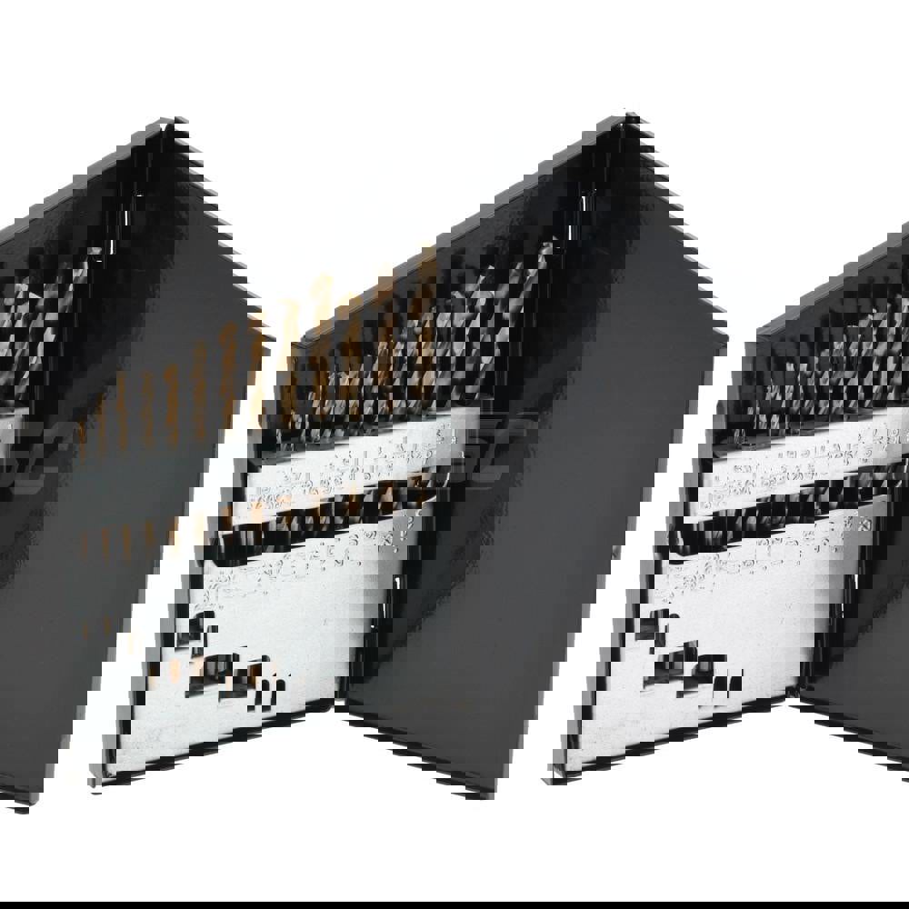 Drill Bit Set: Jobber Length Drill Bits, 135 &deg;, Cobalt