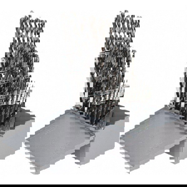 Drill Bit Set: Jobber Length Drill Bits, 118 °, High Speed Steel