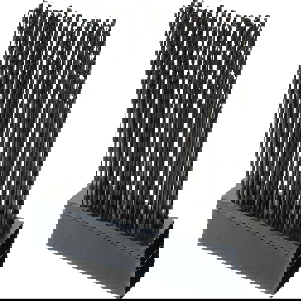 Drill Bit Set: Aircraft Extension Length Drill Bits, 60 Pc, 135 °, High Speed Steel