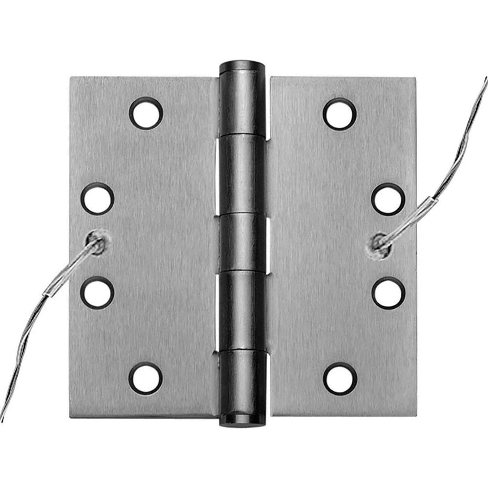 Commercial Hinges; Mount Type: Full-Mortise ; Hinge Material: Steel ; Length (Inch): 4-1/2 ; Finish: Satin Chrome ; Door Leaf Height (Decimal Inch): 4.5000 ; Door Leaf Width (Decimal Inch): 2.2500