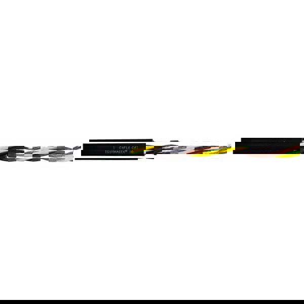 Machine Tool Wire: 14 AWG, Black, 1' Long, Polyvinylchloride, 0.49