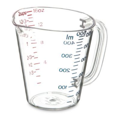 CUP,MEASURE CUP,1PINT,CLR