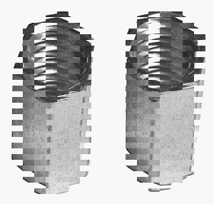 3/8 GALV STL HEX CAP