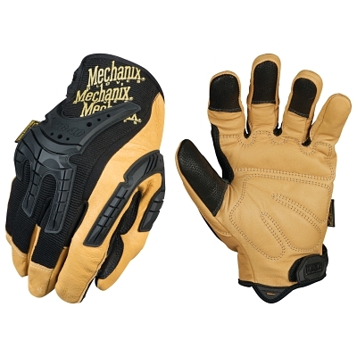 Gloves: Size L, Leather & Thermoplastic Elastomer