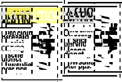 Accident Prevention Label: 