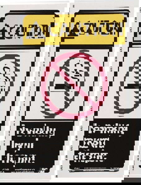 Accident Prevention Sign: Rectangle, 