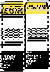 Accident Prevention Sign: Rectangle, 