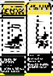 Accident Prevention Sign: Rectangle, 