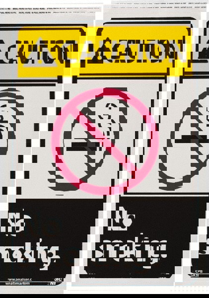 Accident Prevention Sign: Rectangle, 