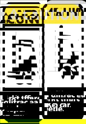 Accident Prevention Sign: Rectangle, 