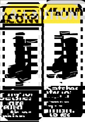 Accident Prevention Sign: Rectangle, 