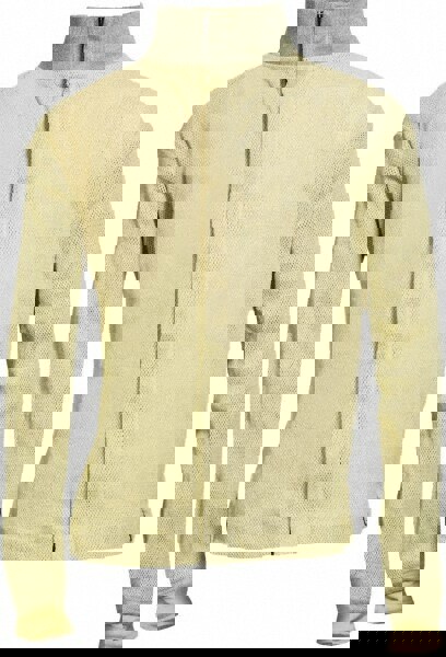 Rain & Chemical Resistant Shirt: Small, Yellow, Kevlar, Hazardous Protection