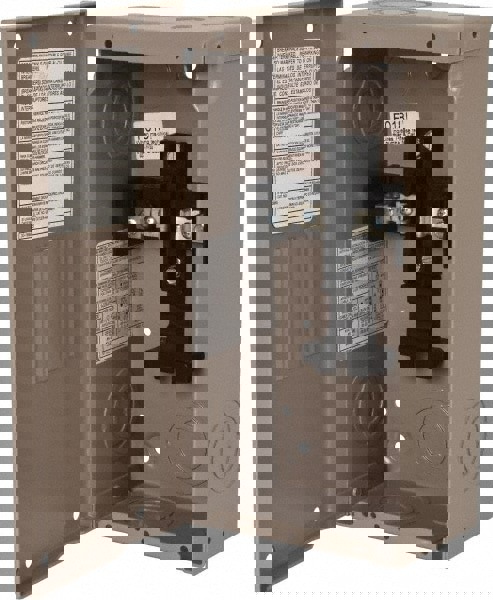 2 Circuits, 120/240 VAC, 40 Amp Main, 14 AWG, Surface, Indoor Main Lug Load Center