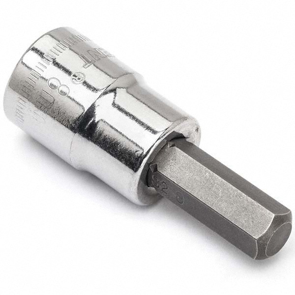 Hand Hex Bit Socket: 3/8