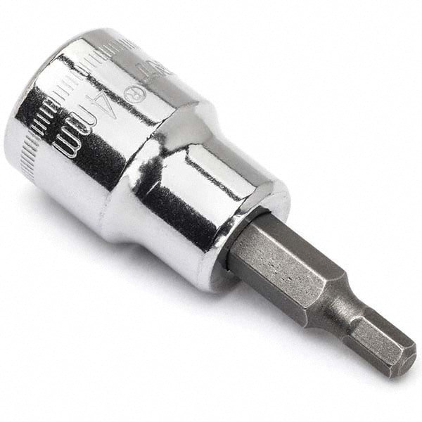 Hand Hex Bit Socket: 3/8