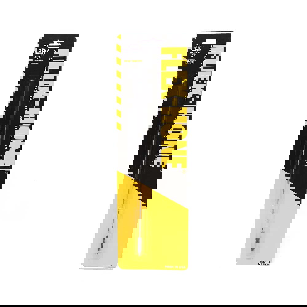 Flexible Cylinder Hone: 4.00 mm Max Bore Dia, 180 Grit, Silicon Carbide