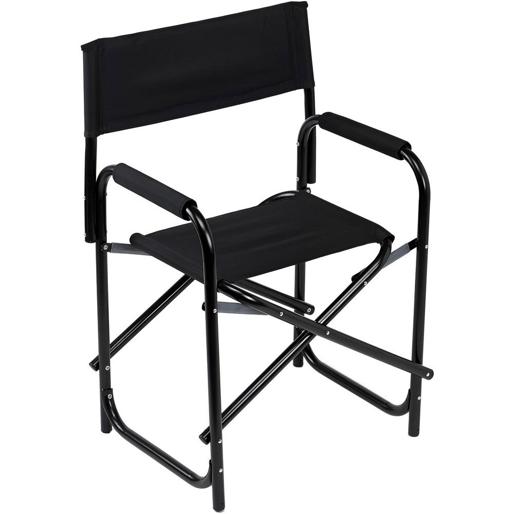 Temporary Structure Parts & Accessories; Product Type: Director's Chair ; Material: Aluminum ; Color: Black ; Includes: (1) Director Chair-Standard (Black)